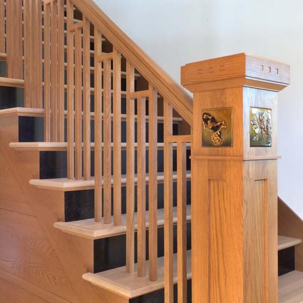 wood staircase